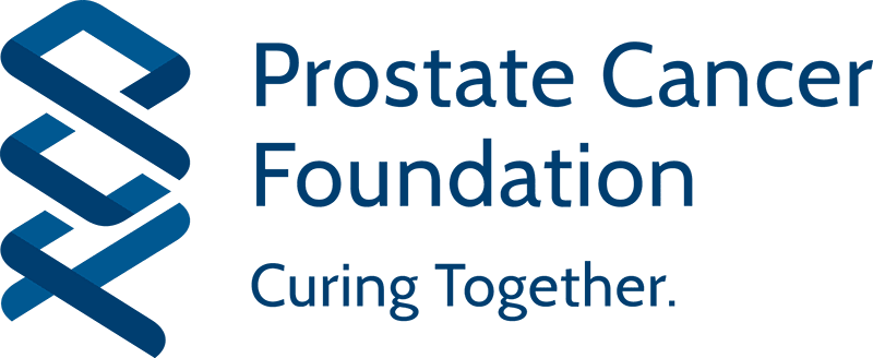 Prostate Cancer Foundation: Curing Together logo.